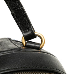 グッチ GGロゴ バスケットボール ミニ ハンドバッグ ショルダーバッグ 2WAY 547855 ブラック レザー レディース GUCCI 【中古】