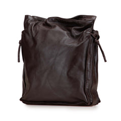 ロエベ アナグラム ショルダーバッグ ブラウン レザー レディース LOEWE 【中古】