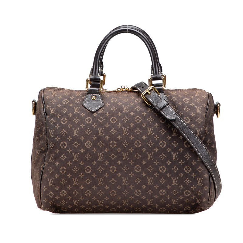 ルイ ヴィトン モノグラム イディール スピーディ バンドリエール30 ハンドバッグ ショルダーバッグ 2WAY M56702 ブラウン キャンバス レザー レディース LOUIS VUITTON 【中古】