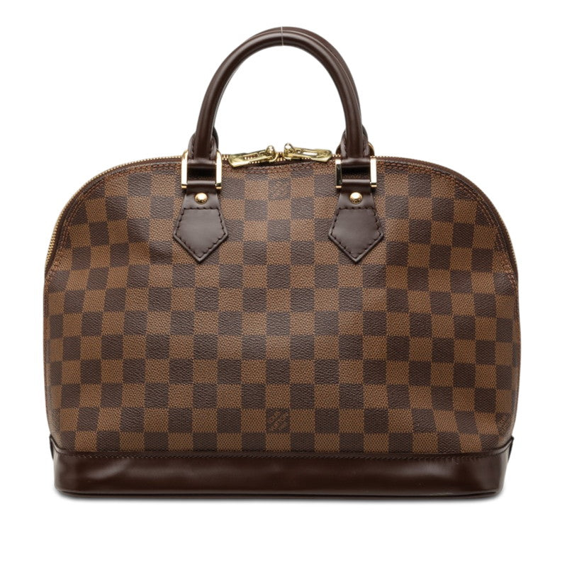 ルイ ヴィトン ダミエ アルマ ハンドバッグ N51131 ブラウン PVC レザー レディース LOUIS VUITTON 【中古】