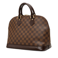 ルイ ヴィトン ダミエ アルマ ハンドバッグ N51131 ブラウン PVC レザー レディース LOUIS VUITTON 【中古】