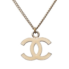 シャネル ココマーク チェーン ペンダント ネックレス 07A刻印 シルバー メタル ラインストーン レディース CHANEL 【中古】
