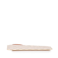ルイ ヴィトン ダミエ アズール ネヴァーフル付属 ポーチ ホワイト PVC レザー レディース LOUIS VUITTON 【中古】