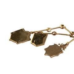 ルイ ヴィトン TRUNKS&BAGS ラインストーン ネックレス M68391 ゴールド マルチカラー メッキ レディース LOUIS VUITTON 【中古】