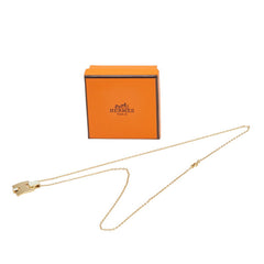 エルメス アイリーン ネックレス ゴールド ホワイト メッキ レディース HERMES 【中古】
