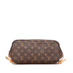 ルイ ヴィトン モノグラム ネヴァーフルPM ハンドバッグ トートバッグ M41245 ブラウン PVC レザー レディース LOUIS VUITTON 【中古】