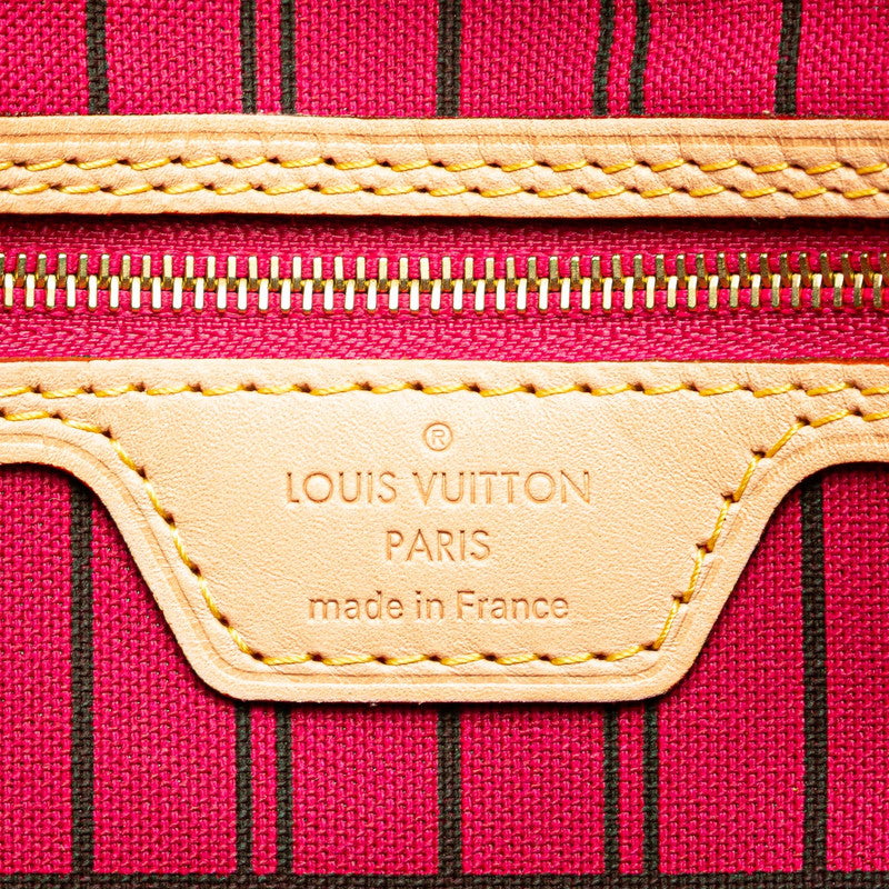 ルイ ヴィトン モノグラム ネヴァーフルPM ハンドバッグ トートバッグ M41245 ブラウン PVC レザー レディース LOUIS VUITTON 【中古】