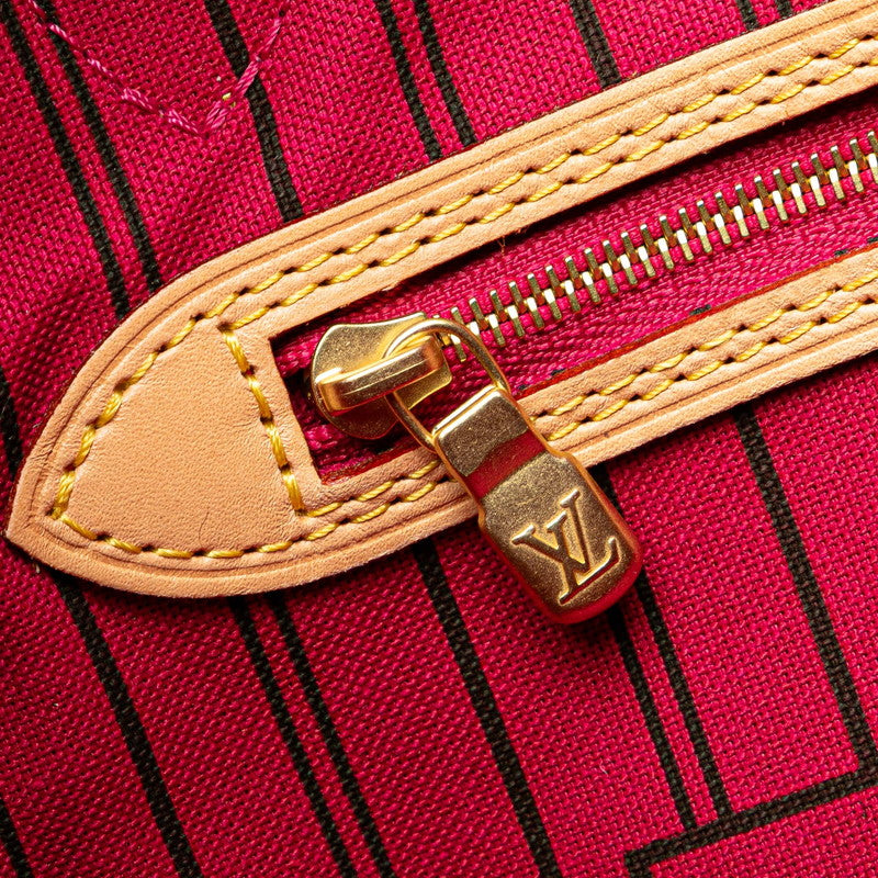 ルイ ヴィトン モノグラム ネヴァーフルPM ハンドバッグ トートバッグ M41245 ブラウン PVC レザー レディース LOUIS VUITTON 【中古】