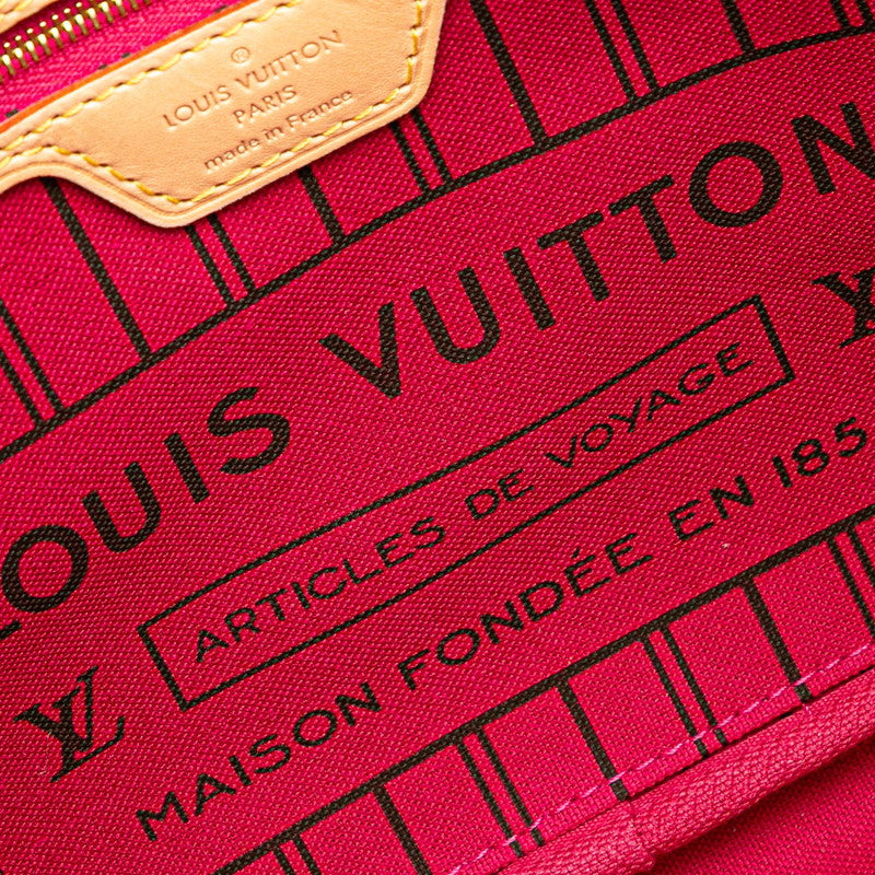 ルイ ヴィトン モノグラム ネヴァーフルPM ハンドバッグ トートバッグ M41245 ブラウン PVC レザー レディース LOUIS VUITTON 【中古】