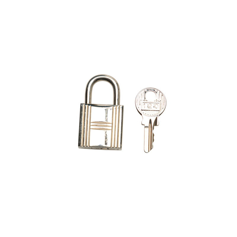 エルメス ピコタンロックMM ハンドバッグ ブルー系 シルバー金具 トリヨンクレマンス レディース HERMES 【中古】