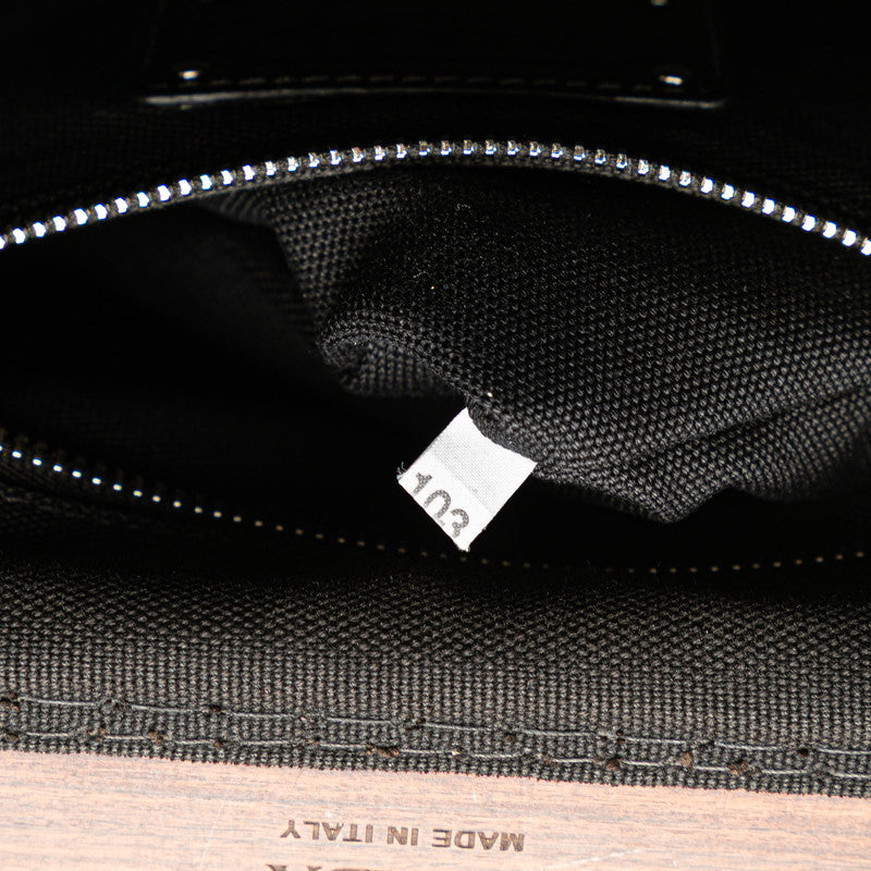 プラダ カナパ ハンドバッグ ショルダーバッグ 2WAY 1BG350 ブラック ブラウン キャンバス ウッド レディース PRADA 【中古】