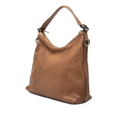 グッチ ミスGG ハンドバッグ ショルダーバッグ 2WAY 326514 ブラウン レザー レディース GUCCI 【中古】