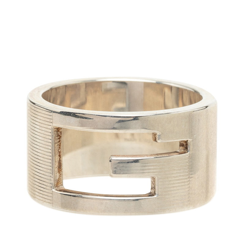 グッチ カットアウトG リング 指輪 #19 SV925 シルバー メンズ GUCCI 中古
