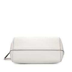 バーバリー ポケットバッグ ハンドバッグ ショルダーバッグ 2WAY ホワイト ブラック レザー レディース BURBERRY 【中古】