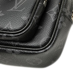 ルイ ヴィトン モノグラム エクリプス タイガラマ アウドドア ポシェット ポシェット M30755 ノワール ブラック PVC レザー レディース LOUIS VUITTON 【中古】