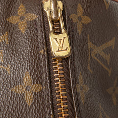 ルイ ヴィトン モノグラム パピヨン30(旧) ハンドバッグ M51365 ブラウン PVC レザー レディース LOUIS VUITTON 中古
