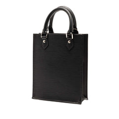 ルイ ヴィトン エピ プティット サックプラ ハンドバッグ ショルダーバッグ 2WAY M69441 ノワール ブラック レザー レディース LOUIS VUITTON 【中古】