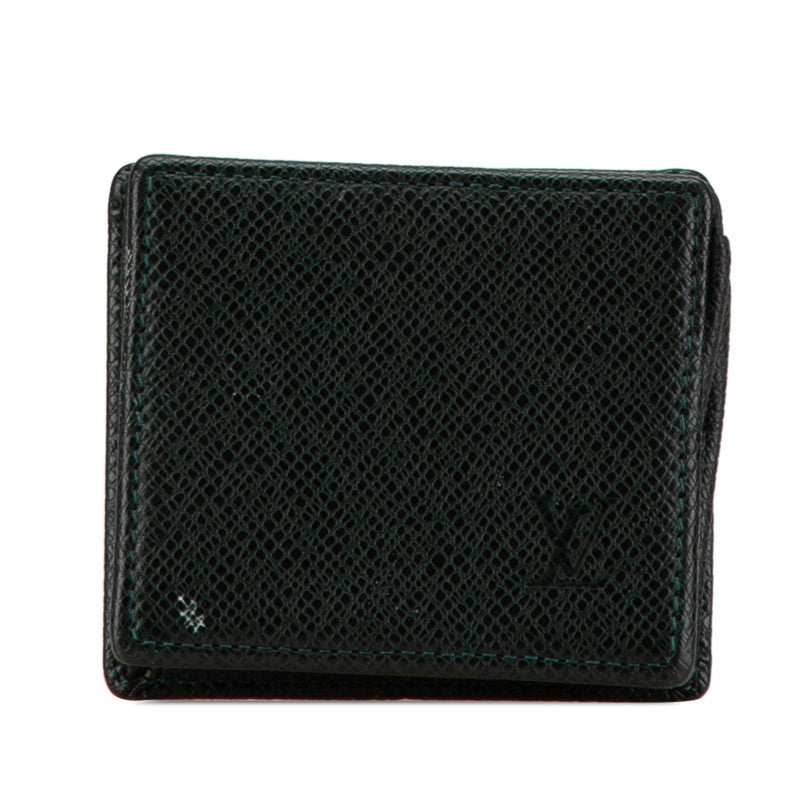 ルイ ヴィトン タイガ ポルトモネ ボワット コインケース M30384 エピセア グリーン PVC レザー メンズ LOUIS VUITTON 【中古】