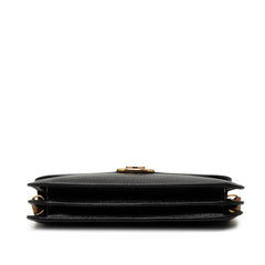 ディオール 斜め掛け ショルダーバッグ ブラック ブラウン レザー レディース Dior 【中古】
