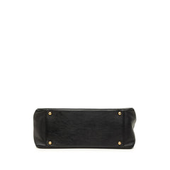 シャネル ココマーク マトラッセ ハンドバッグ 2WAY ショルダーバッグ ブラック ゴールド レザー レディース CHANEL 中古
