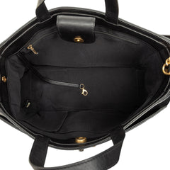 シャネル ココマーク マトラッセ ハンドバッグ 2WAY ショルダーバッグ ブラック ゴールド レザー レディース CHANEL 中古