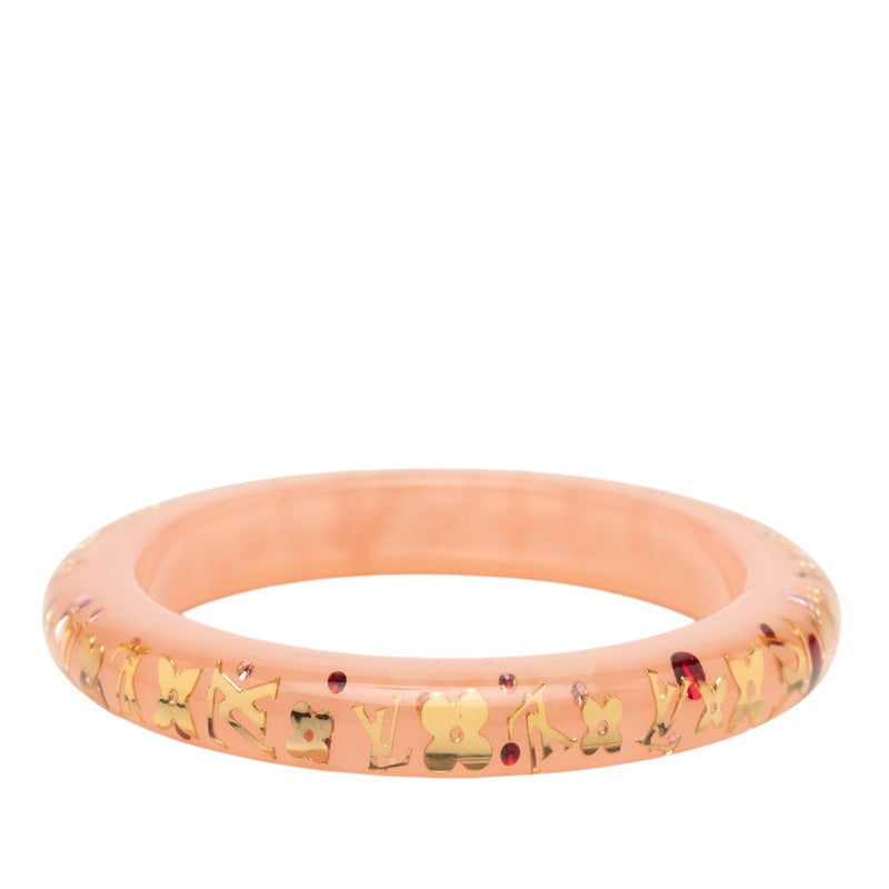 ルイ ヴィトン ブラスレ アンクルージョン バングル M67039 ピンク ゴールド プラスチック レディース LOUIS VUITTON 【中古】