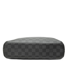 ルイ ヴィトン ダミエ グラフィット ミックPM 斜め掛け ショルダーバッグ N41211 ブラック PVC レザー メンズ LOUIS VUITTON 【中古】