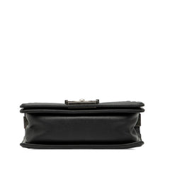 シャネル マトラッセ ミニ ボーイシャネル チェーン ショルダーバッグ ブラック ラムスキン レディース CHANEL 【中古】
