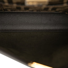 フェンディ ピーカブー ミニ ハンドバッグ ショルダーバッグ 2WAY 8BN244 ダークブラウン レザー レディース FENDI 【中古】
