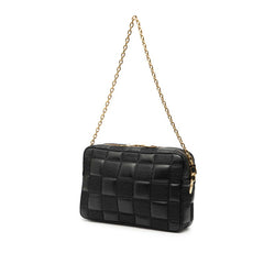 ルイ ヴィトン ダミエジャイアント トロカMM チェーン ショルダーバッグ M59114 ノワール ブラック レザー レディース LOUIS VUITTON 【中古】