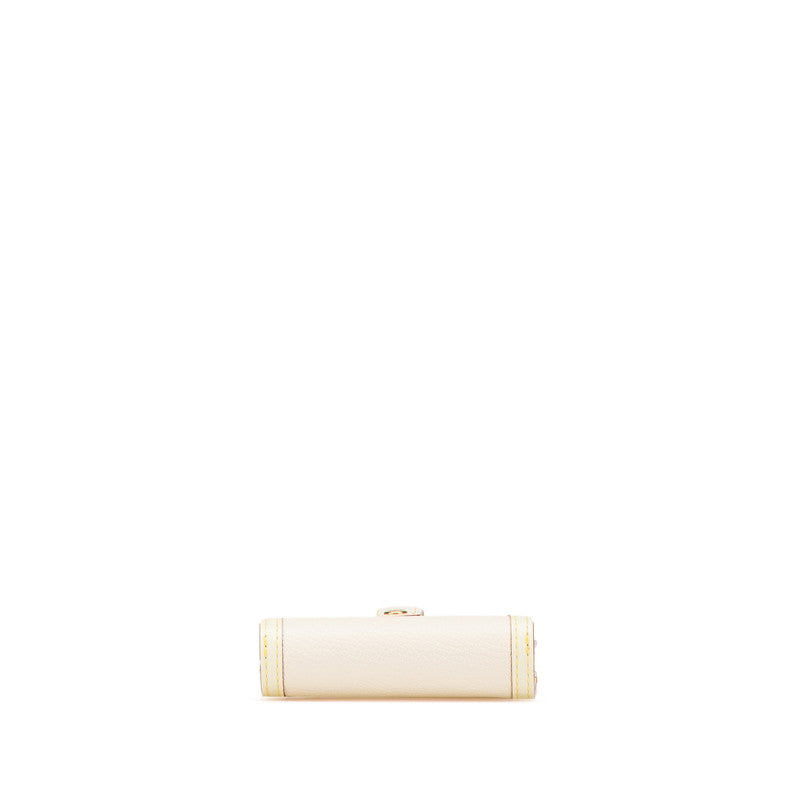 ルイ ヴィトン スハリ コンパクトジップ 二つ折り財布 M91831 ブロン ホワイト レザー レディース LOUIS VUITTON 【中古】