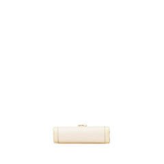 ルイ ヴィトン スハリ コンパクトジップ 二つ折り財布 M91831 ブロン ホワイト レザー レディース LOUIS VUITTON 【中古】