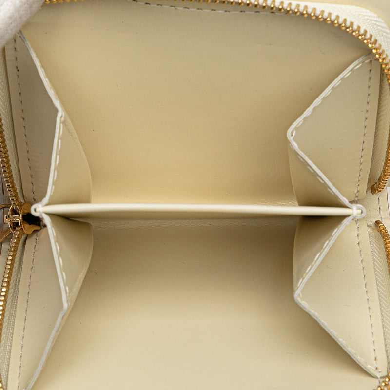 ルイ ヴィトン スハリ コンパクトジップ 二つ折り財布 M91831 ブロン ホワイト レザー レディース LOUIS VUITTON 【中古】