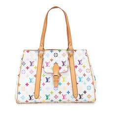 ルイ ヴィトン モノグラム マルチカラー オーレリアMM トートバッグ M40094 ブロン ホワイト PVC レザー レディース LOUIS VUITTON 【中古】
