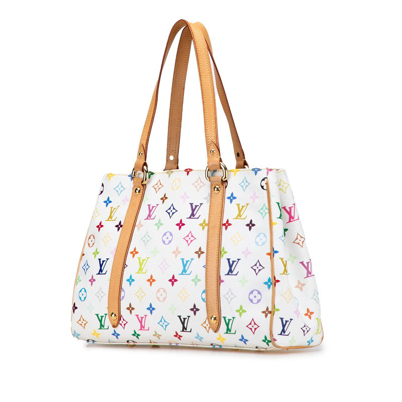 ルイ ヴィトン モノグラム マルチカラー オーレリアMM トートバッグ M40094 ブロン ホワイト PVC レザー レディース LOUIS VUITTON 【中古】
