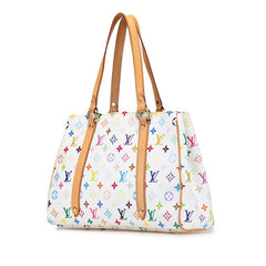 ルイ ヴィトン モノグラム マルチカラー オーレリアMM トートバッグ M40094 ブロン ホワイト PVC レザー レディース LOUIS VUITTON 【中古】