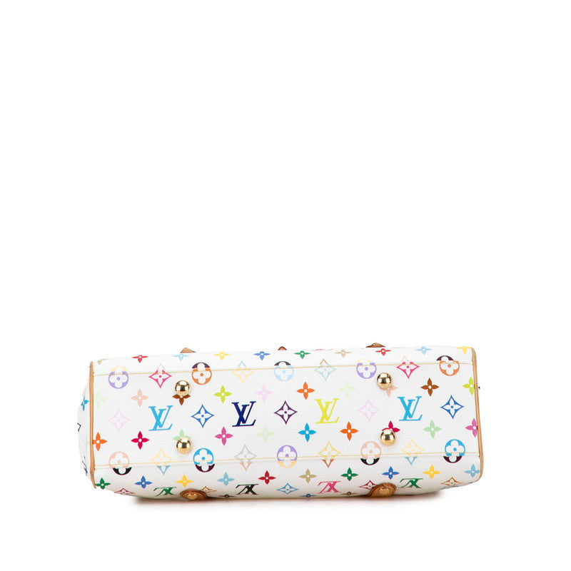 ルイ ヴィトン モノグラム マルチカラー オーレリアMM トートバッグ M40094 ブロン ホワイト PVC レザー レディース LOUIS VUITTON 【中古】