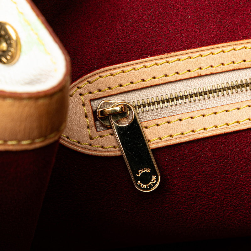 ルイ ヴィトン モノグラム マルチカラー オーレリアMM トートバッグ M40094 ブロン ホワイト PVC レザー レディース LOUIS VUITTON 【中古】