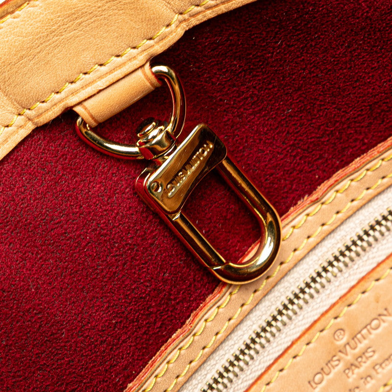 ルイ ヴィトン モノグラム マルチカラー オーレリアMM トートバッグ M40094 ブロン ホワイト PVC レザー レディース LOUIS VUITTON 【中古】