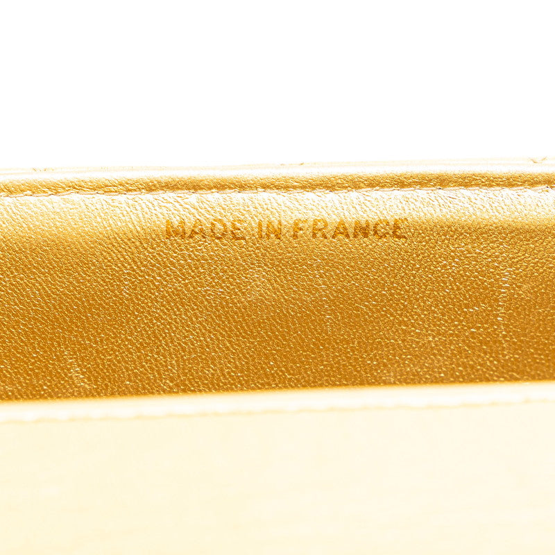 シャネル マトラッセ ココマーク 親子バッグ ハンドバッグ ゴールド ラムスキン レディース CHANEL 【中古】