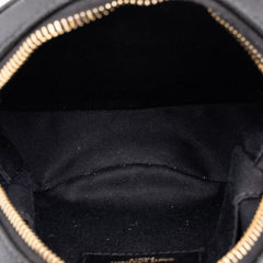 サンローラン YSLロゴ ヴィニル 斜め掛け チェーン ショルダーバッグ 610436 ブラック レザー レディース SAINT LAURENT 中古