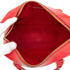 ルイ ヴィトン エピ サブロン ハンドバッグ M52047 カスティリアンレッド レザー レディース LOUIS VUITTON 【中古】