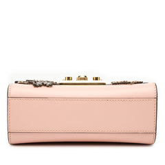 グッチ パドロック スター 星 ビジュー チェーン ショルダーバッグ 432182 ピンク レザー レディース GUCCI 中古