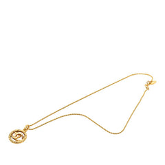 シャネル ココマーク ペンダント ネックレス ゴールド メッキ レディース CHANEL 【中古】