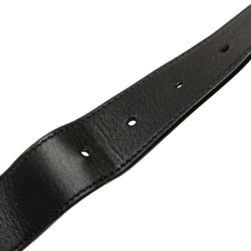 グッチ GGマーモント キルティング ボディバッグ ウエストバッグ 476434 ブラック レザー レディース GUCCI 【中古】