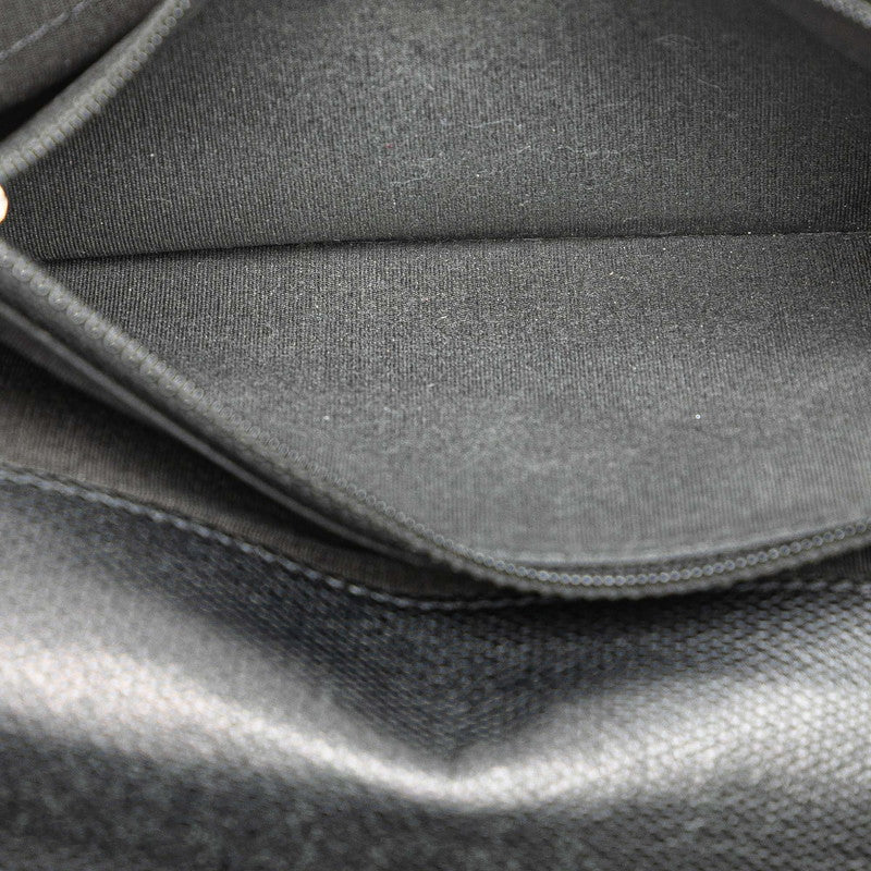 シャネル ココボタン 長財布 ブラック レザー レディース CHANEL 【中古】