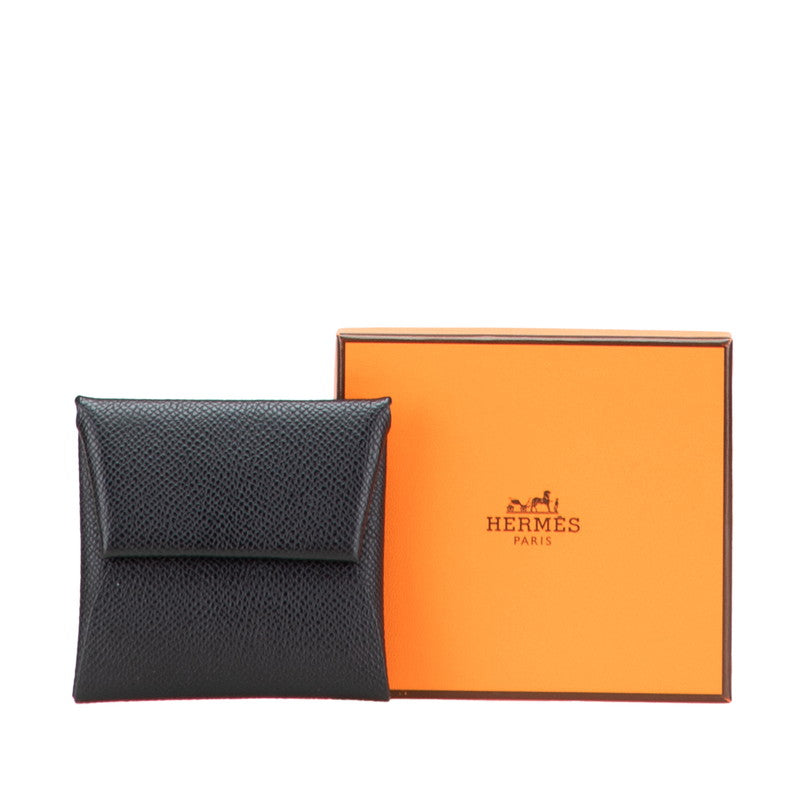 エルメス バスティア コインケース ブラック ヴォーエプソン レディース HERMES 【中古】