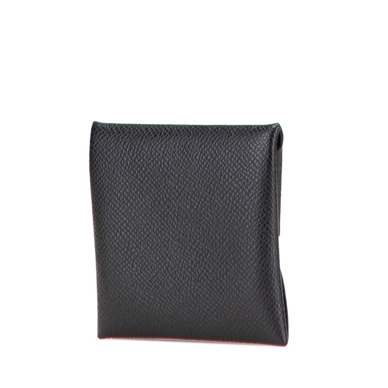 エルメス バスティア コインケース ブラック ヴォーエプソン レディース HERMES 【中古】