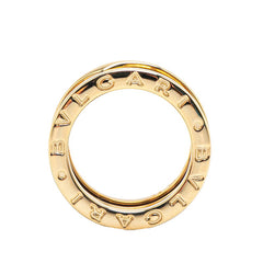 ブルガリ ビーゼロワン 2バンド リング 指輪 #48 K18YG イエローゴールド レディース BVLGARI 【中古】