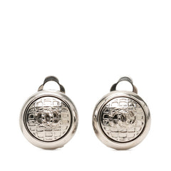 シャネル ココマーク ラウンド イヤリング 00A シルバー メタル レディース CHANEL 【中古】